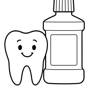 Desenho de dentista para colorir 13