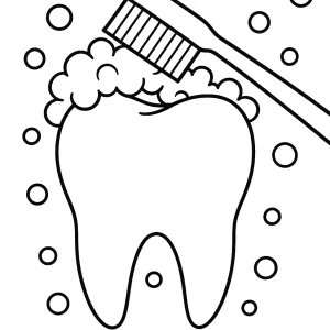 Desenho de dentista para colorir 15