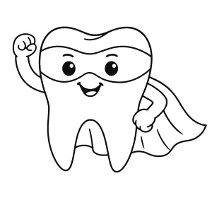 Desenho de dentista para colorir 18