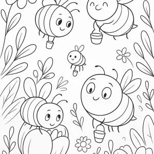 Desenho de abelha para colorir 25