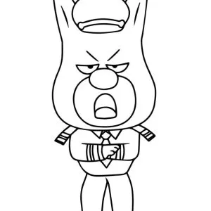 Desenho do Detetive Labrador para colorir 5