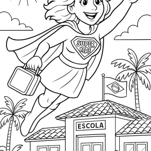Desenho do Dia da Mãe para colorir 27