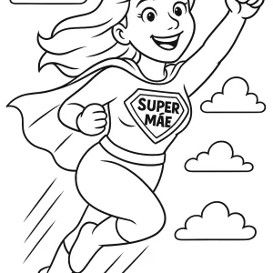 Desenho do Dia da Mãe para colorir 28