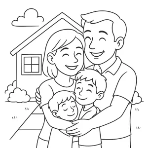 Desenho do Dia da Mãe para colorir 29