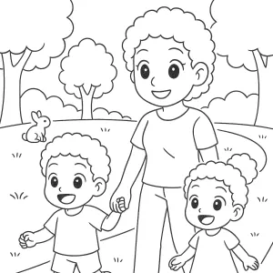 Desenho do Dia da Mãe para colorir 36
