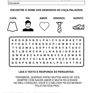 Ficha de alfabetização para colorir 29
