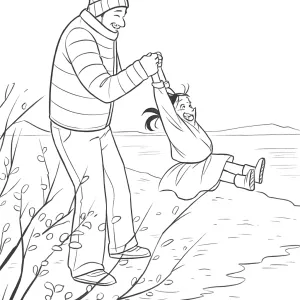 Desenho do Dia do Pai para colorir 10