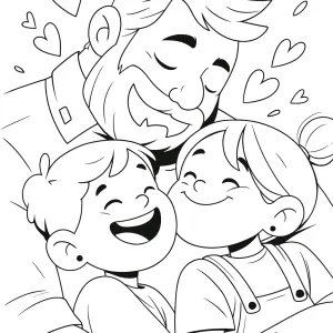 Desenho do Dia do Pai para colorir 13