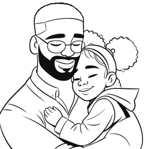 Desenho do Dia do Pai para colorir 20