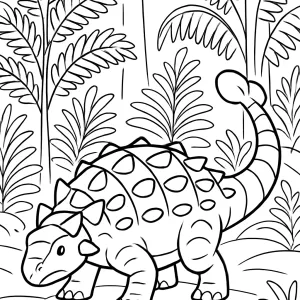 Desenho de dinossauro para colorir 42