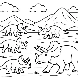 Desenho de dinossauro para colorir 45