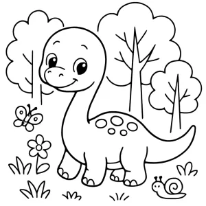 Desenho de dinossauro para colorir 47