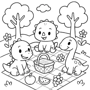 Desenho de dinossauro para colorir 49