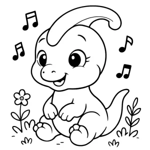 Desenho de dinossauro para colorir 51