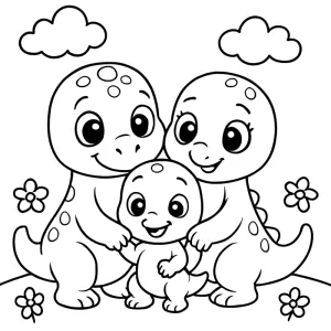Desenho de dinossauro para colorir 52