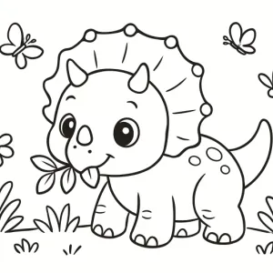 Desenho de dinossauro para colorir 58
