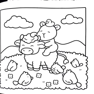 Desenho de capivara para pintar 21