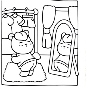 Desenho de capivara para pintar 23