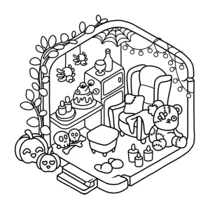 Desenho de casa para colorir 25