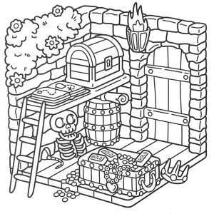 Desenho de casa para colorir 26