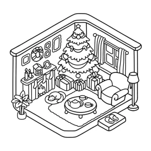 Desenho de casa para colorir 35