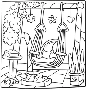 Desenho de casa para colorir 36