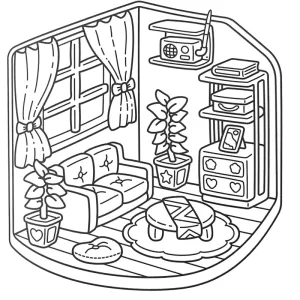 Desenho de casa para colorir 40