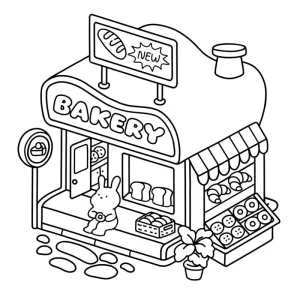 Desenho de casa para colorir 41
