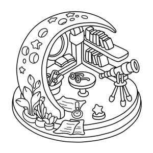 Desenho de casa para colorir 42