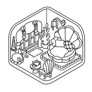 Desenho de casa para colorir 46