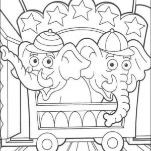 Desenho de circo para colorir 53