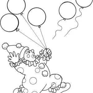 Desenho de circo para colorir 54