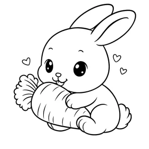 Desenho de coelho para colorir 26