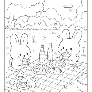 Desenho de coelho para colorir 27