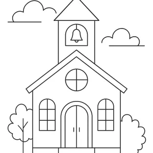 Desenho de casa para colorir 57