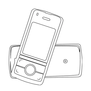 Desenho de telemóvel para colorir 5