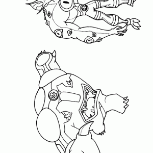 Desenho do Ben 10 para colorir 25