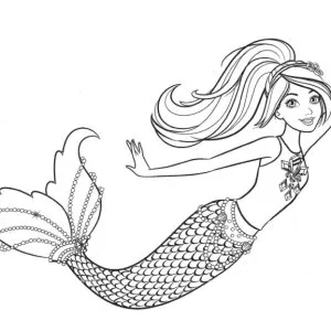 Desenho da Barbie para colorir 50