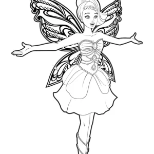 Desenho da Barbie para colorir 58