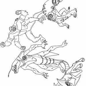 Desenho do Ben 10 para colorir 26