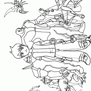 Desenho do Ben 10 para colorir 32