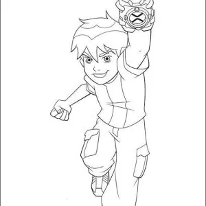 Desenho do Ben 10 para colorir 33