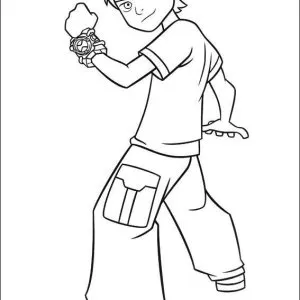 Desenho do Ben 10 para colorir 34