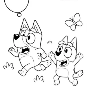 Desenho do Bluey para pintar 17