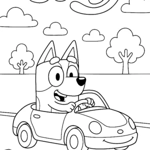 Desenho do Bluey para pintar 19