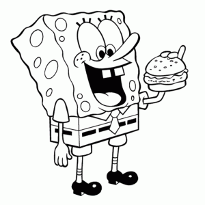 Desenho do Bob Esponja para colorir 25