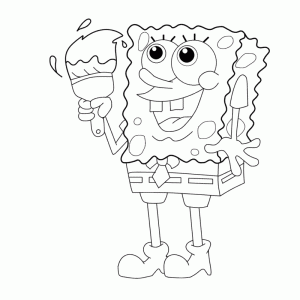 Desenho do Bob Esponja para colorir 26