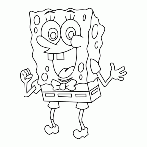 Desenho do Bob Esponja para colorir 27