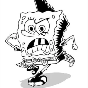 Desenho do Bob Esponja para colorir 29