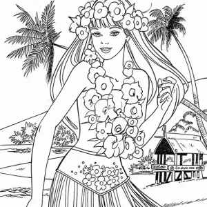 Desenho da Barbie para colorir 59